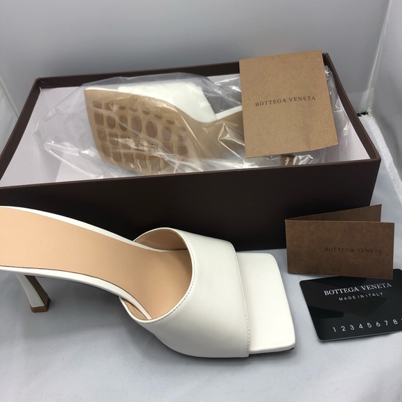 bottega square toe mules